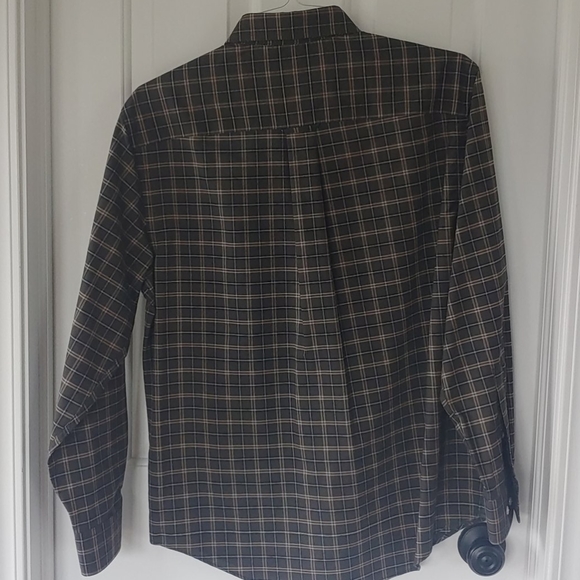 Green checkered button down - Picture 4 of 4